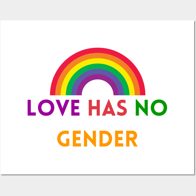 Love has no gender Wall Art by Dynamic Design